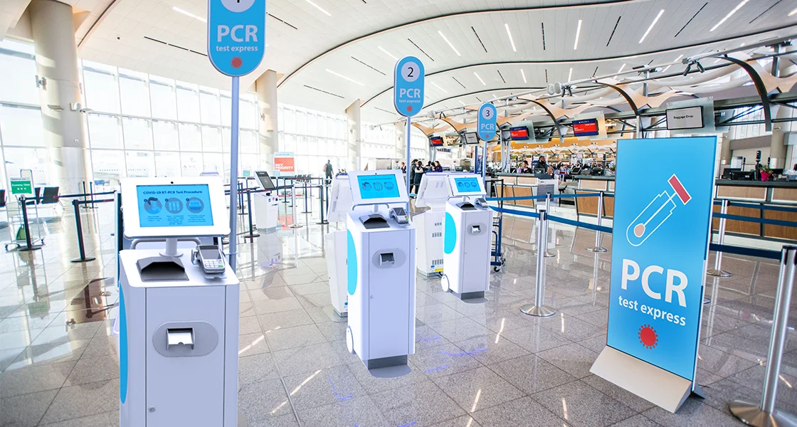 Airport PCR Test Kiosks | Sprocket
