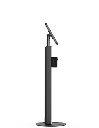 Side profile Sprocket T-Ticket 10 iPad floor stand black