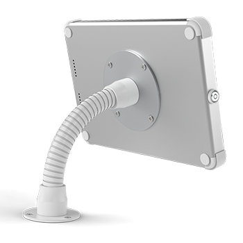 Rear view Flex tablet holder white