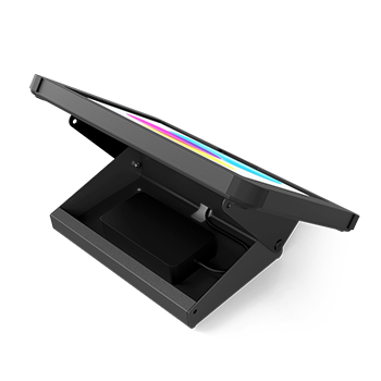 Rear view Pod black secure tablet holder