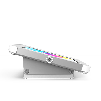 Side view Sprocket Pod tablet stand white
