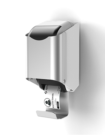 hero view sprocket x-print wall iPad tablet wall mount with printer white